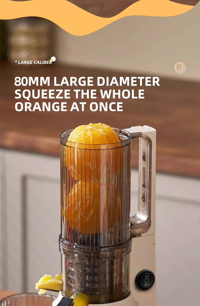 Automatic Electric Citrus Juicer Orange Lemon Fresh Orange Juicer juice and residue separation Juice Machine For Home 220V