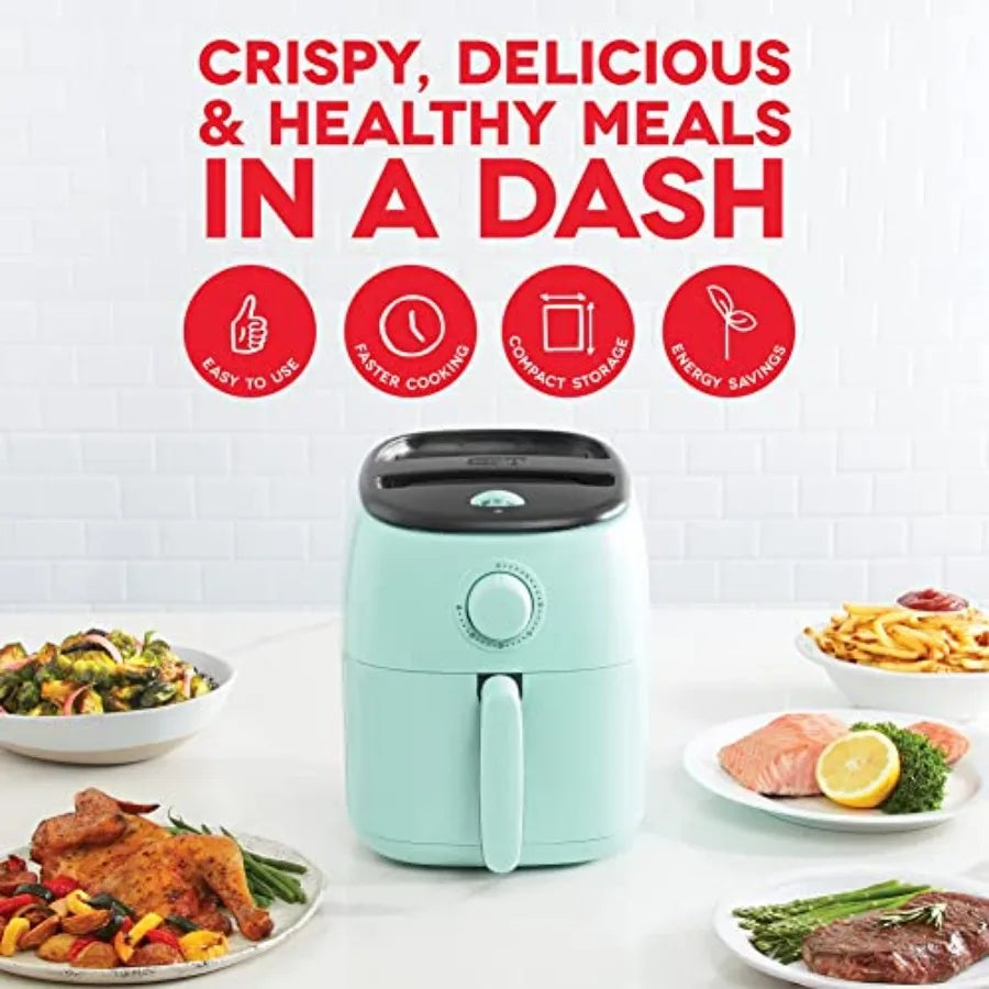 Tasti-Crisp™ Air Fryer - AirCrisp® Technology - Compact Design with Adjustable Temperature Control - Nonstick Fry Basket and Au