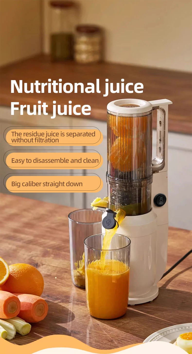 Automatic Electric Citrus Juicer Orange Lemon Fresh Orange Juicer juice and residue separation Juice Machine For Home 220V