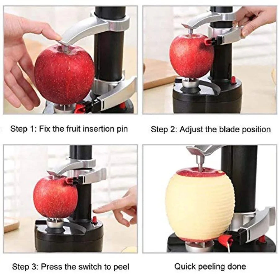 Electric Potato Peeler Automatic Potato Peeler Machine Electric Peeler Fruits and Vegetables Apple Peeling Machine for Kitchen