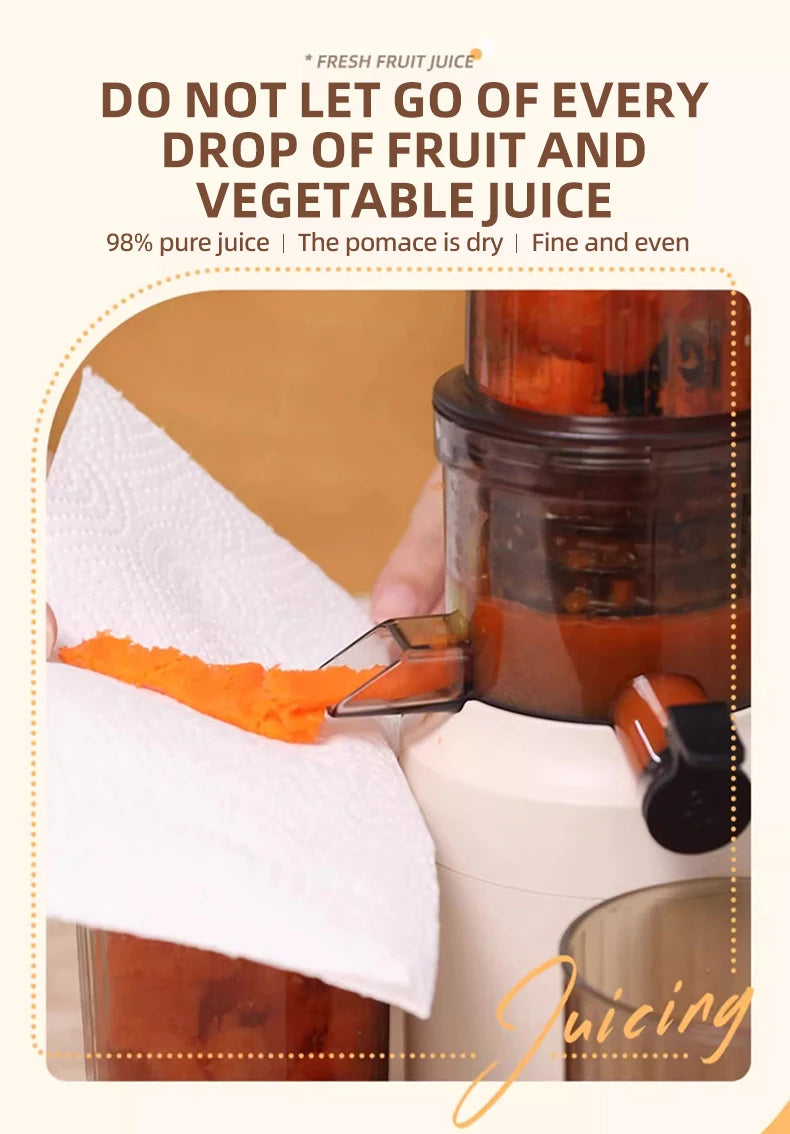 Automatic Electric Citrus Juicer Orange Lemon Fresh Orange Juicer juice and residue separation Juice Machine For Home 220V