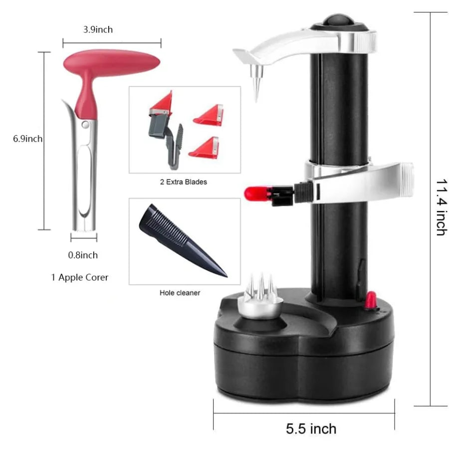 Electric Potato Peeler Automatic Potato Peeler Machine Electric Peeler Fruits and Vegetables Apple Peeling Machine for Kitchen