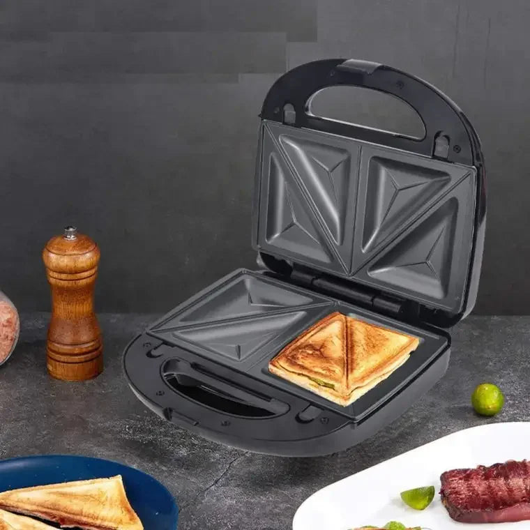 Six in One Sandwich Maker Nonstick Surface Double Side Heating Kitchen Appliances Breakfast Waffles Machine
