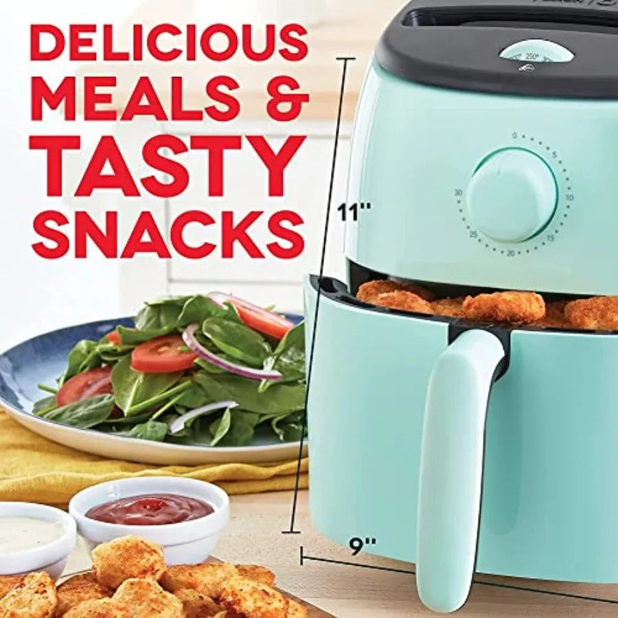 Tasti-Crisp™ Air Fryer - AirCrisp® Technology - Compact Design with Adjustable Temperature Control - Nonstick Fry Basket and Au