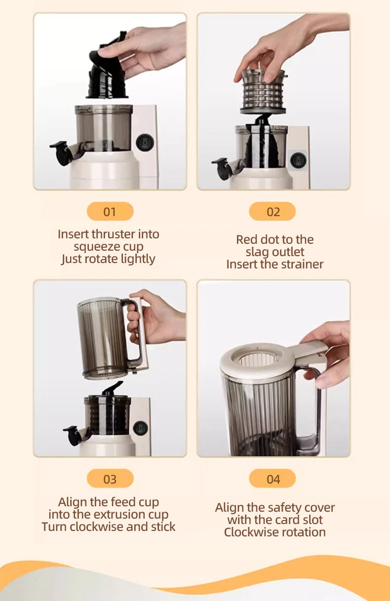 Automatic Electric Citrus Juicer Orange Lemon Fresh Orange Juicer juice and residue separation Juice Machine For Home 220V
