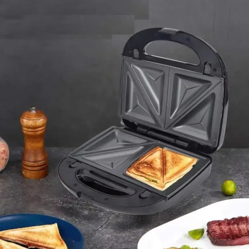 Six in One Sandwich Maker Nonstick Surface Double Side Heating Kitchen Appliances Breakfast Waffles Machine