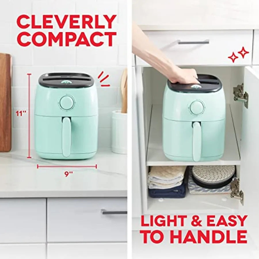 Tasti-Crisp™ Air Fryer - AirCrisp® Technology - Compact Design with Adjustable Temperature Control - Nonstick Fry Basket and Au